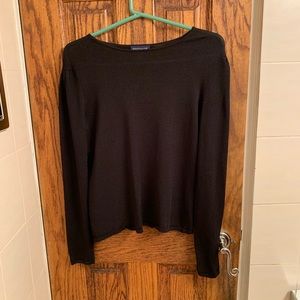 Ann Taylor long sleeve black top